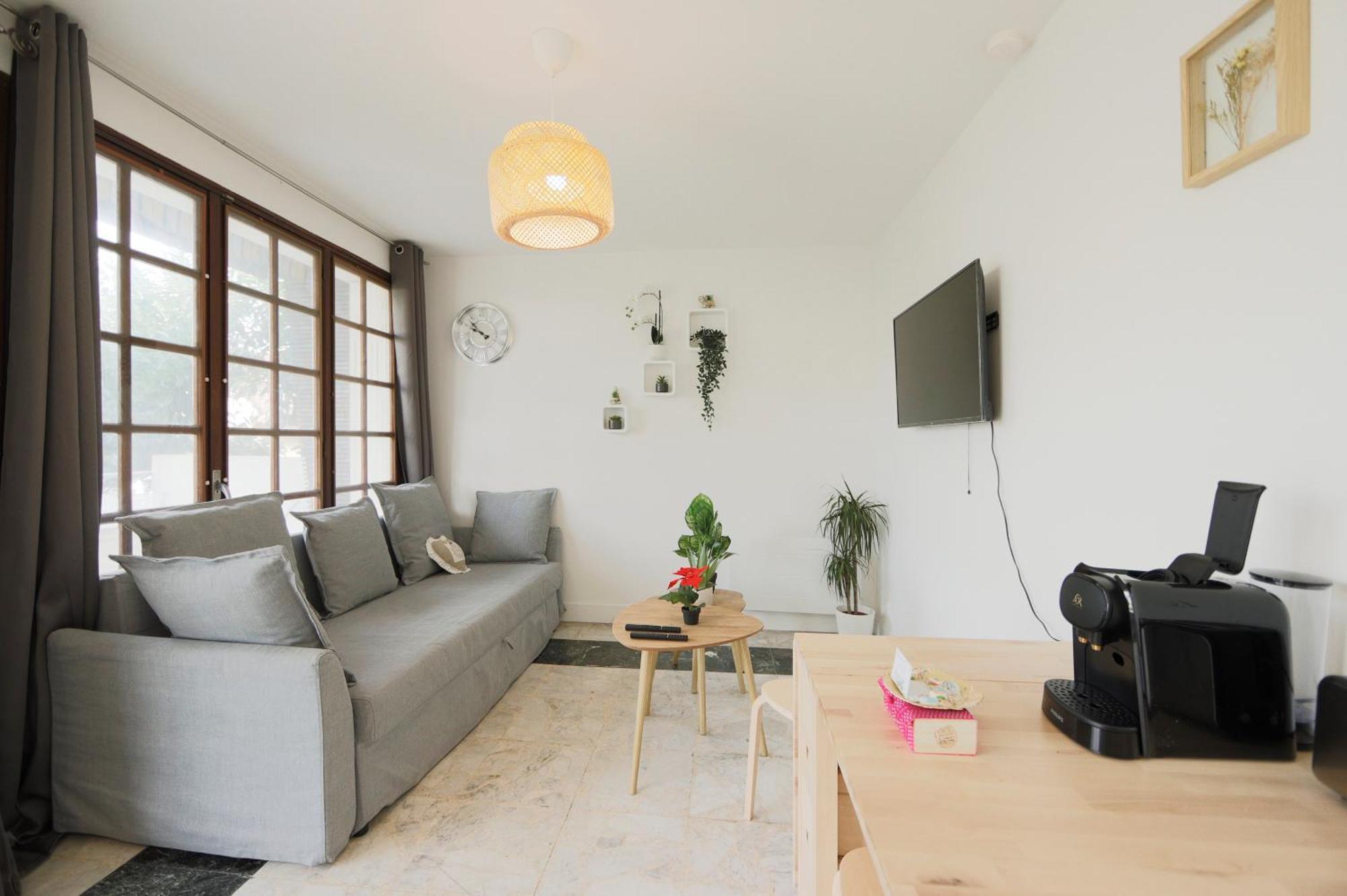 Joli T2, Terrasse Et Jardin, Ideal Pour Familles, A 15 Min De L'Aeroport Roissy Cdg Tremblay-en-France Zewnętrze zdjęcie
